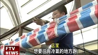 市集"攤"陽光下 傳攤商被熱跑－民視新聞