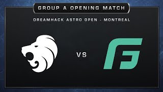 North vs Gale Force - Cobblestone - Group A - DreamHack ASTRO Open Montreal 2017