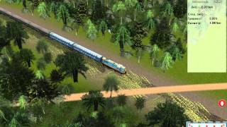 Trainz 12 скорый поезд Лесная-Крутоборка часть 2