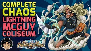 Walkthrough for Complete Chaos Thunder Lord McGuy Coliseum [One Piece Treasure Cruise]