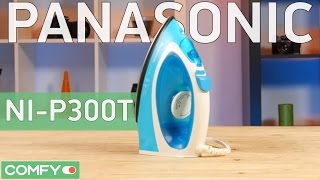 Panasonic NI-P300T - утюг с титановой подошвой - Видео демонстрация