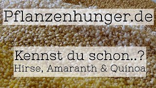 Kennst du schon..? Hirse, Amaranth & Quinoa