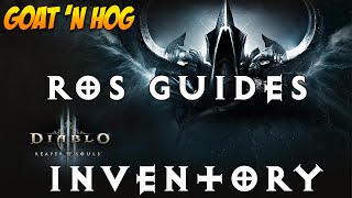 Diablo III - Inventory Management - Ultimate Evil Edition Guide