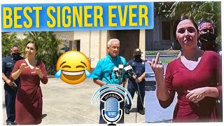 Sign Language Interpreter Translates Shout From Crowd to Honolulu Mayor