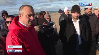 Пляжные войны: почему в Саках остановили стройку набережной?