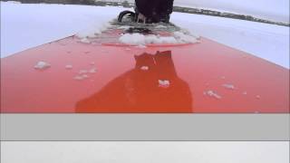 Зимний виндсёрфинг в Самаре. http://snowsurfing.ru