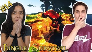 GIGANTISCHE VUURBAL STORT NEER?! - JUNGLE SURVIVAL #14