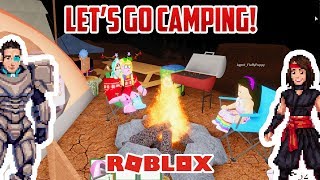 Roblox: Camping and Backpacking with Izzy's Toy Time!