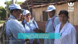 Lucha Anti Epidémica en barrio Santa Ana