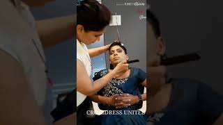 Boy to girl makeup transformation  by his mother