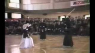 Nakajima Gorozo sensei (Hanshi 9.dan) (in white)