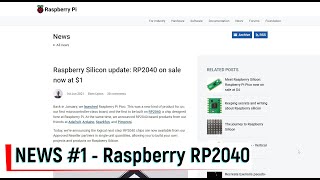 NEWS #1. Микроконтроллер Raspberry RP2040 - в России