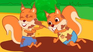 Famille d'Écureuil - Jeux Sales Animé 2023 en Français