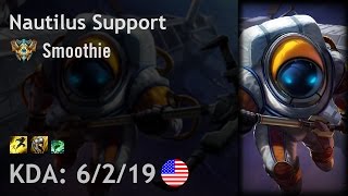 Nautilus Support vs Bard - Smoothie - NA Challenger Patch 7.9