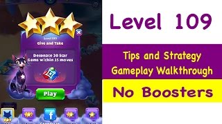 Bejeweled Stars Level 109 Tips and Strategy Gameplay Walkthrough No Boosters