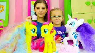 Видео для детей. Готовим еду с Рарити Пони.