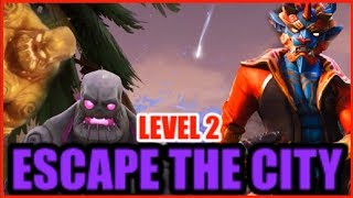 Zombie Survival Escape Level 2 ZOMBIE CITY Fortnite Creative REACH THE BOAT