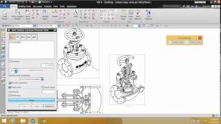 NX 9.0 Drafting Half Pictorial Section View