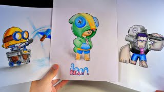все мои РИСУНКИ карандашом из бравл старс \ brawl stars