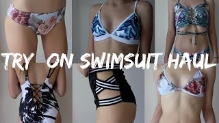 HUGE TRY-ON SWIMSUIT HAUL // 2016