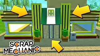 В ГОРОДЕ ОТКРЫВАЮТ МАКДОНАЛЬДС! МУЛЬТИК в Scrap Mechanic
