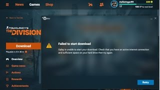 Uplay failed to download Error Fix in any game