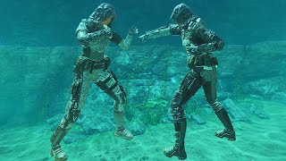 EXTREME FIST FIGHT UNDER WATER! (Black Ops 3 Minigames)