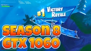 #Fortnite #Season8 on GTX 1060 on Low , Medium, High and EPIC  Settings