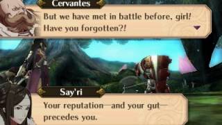 Fire Emblem Awakening - Chapter 16 Say'ri and Cervantes Conversation
