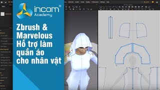 Zbrush and Marvelous Designer | Hỗ trợ làm quần áo cho nhân vật | InCom Studio