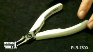 PLR-7590 - Lindstrom Supreme Round Nose Pliers, Very Fine - Jewelry Tools Demo