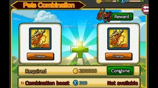 Ninja Saga PET Combine Kirin II With Kirin II 2017