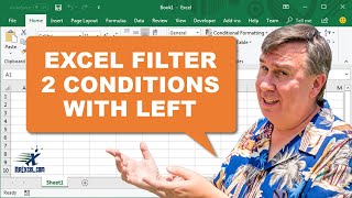 Excel FILTER To 2 conditions with LEFT #Shorts
