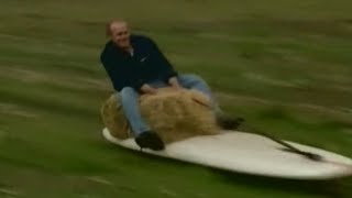 Hay Bail Surfing