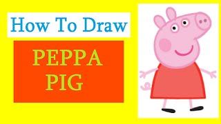 How to Draw a Peppa Pig / Как нарисовать свинку Пеппу