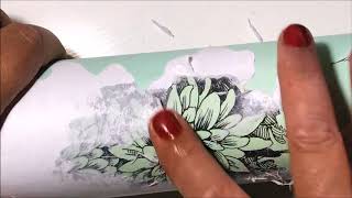 DIY COMO SE HACE UNA TRANSFERENCIA EN BOTELLA DE VIDRIO - TUTORIAL