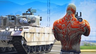 Зачем ДРАКС РАЗРУШИТЕЛЬ напал на ВОЕННЫХ В GTA 5 - Моды в гта 5 СТРАЖИ ГАЛАКТИКИ в ГТА