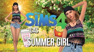 [CAS]The Sims 4 Create a Sim Summer Girl|Симс 4 Создание персонажа Летняя девушка