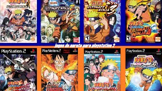 evoluções dos jogos do naruto para ps2.