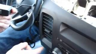 Установка адаптера yatour-electronics на Honda Civic седан VIII с 2006 по 2011