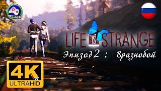 ИГРОФИЛЬМ Life is Strange Эпизод 2 Вразнобой 4K 60FPS 18+ русская озвучка сюжет фантастика