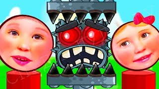 КРАСНЫЙ ШАРИК МИСТЕР МАКС - СПАСАЕТ МИСС КАТЮ ОТ ЧЕРНОГО КВАДРАТА ! Red Ball 4 Мультик про шар