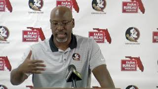 Harlon Barnett on defensive philosophy, 'dudes', accepting the FSU job
