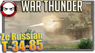 War Thunder T-34-85! (War Thunder Gameplay)