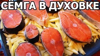 Как приготовить семгу в духовке. Сочная семга в духовке от Ивана!