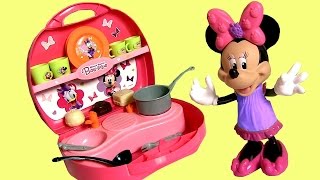 Minnie's Mini Kitchen BowTique using Play Doh Disney Minnie Mouse Bowtique