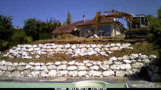 Enrochement de terrain - 2eme partie