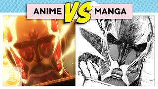 Attack on Titan Differences Manga Vs. Anime - Fall of Shiganshina Arc | Get In The Robot