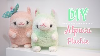 Kawaii Alpaca Sock Plushie Tutorial - DIY