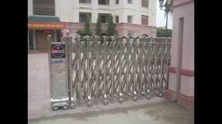 Cổng xếp, cổng tự động, cổng xếp inox, cổng đện - Mr Tuyến - 0917 83 80 80